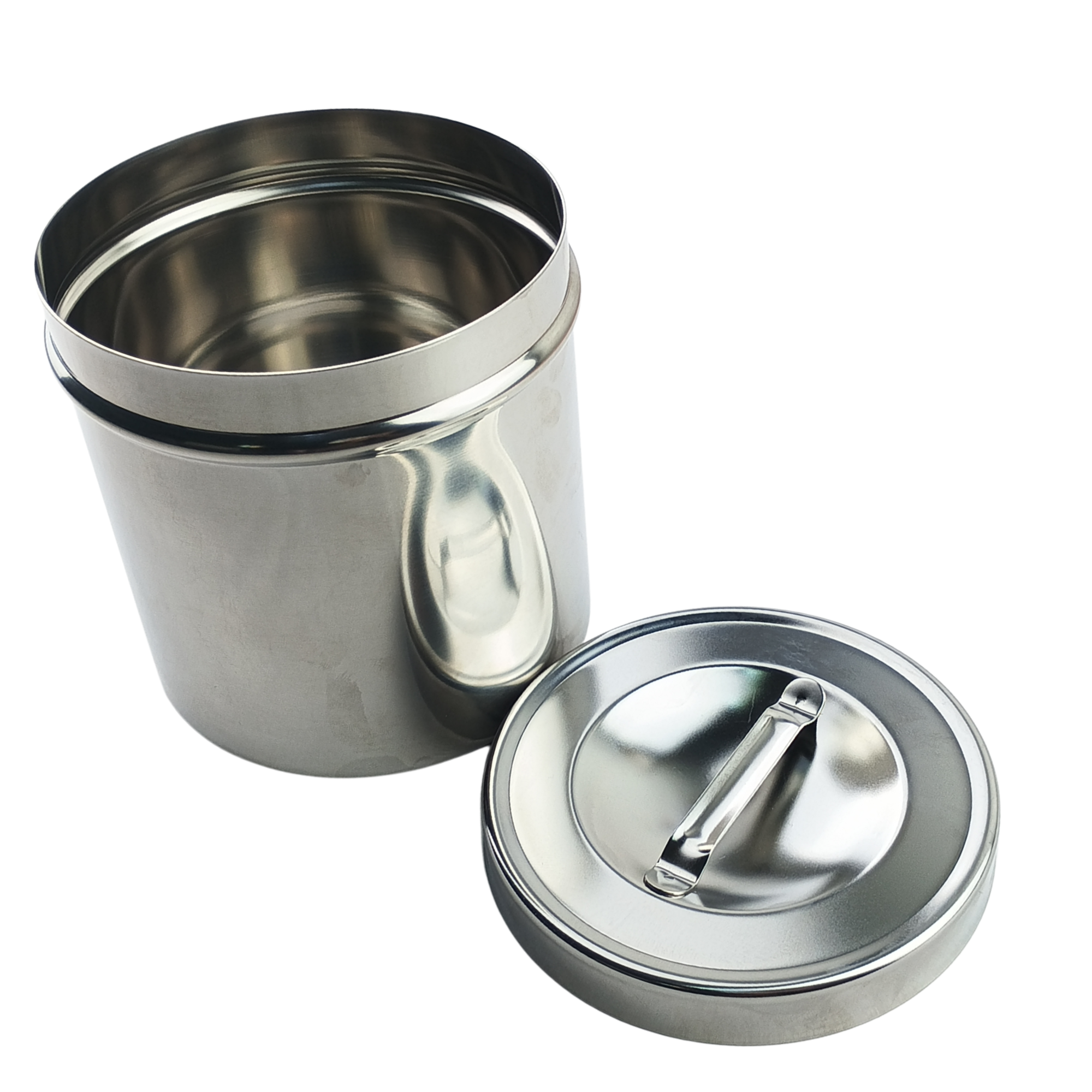 Stainless Steel Medical Dressing Jar With Cover