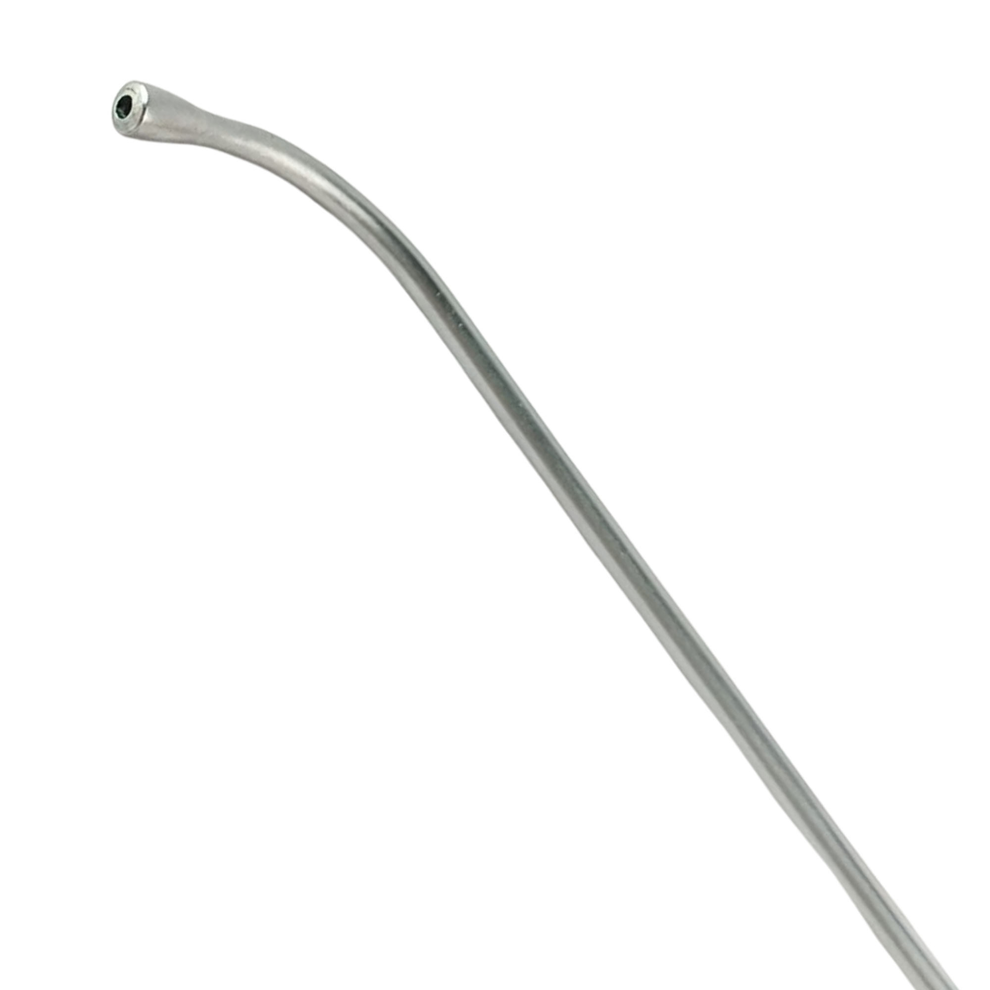 Medical J Sucker Eicken Suction Tube Luer Lock Short Curved 12.5cm , 3mm