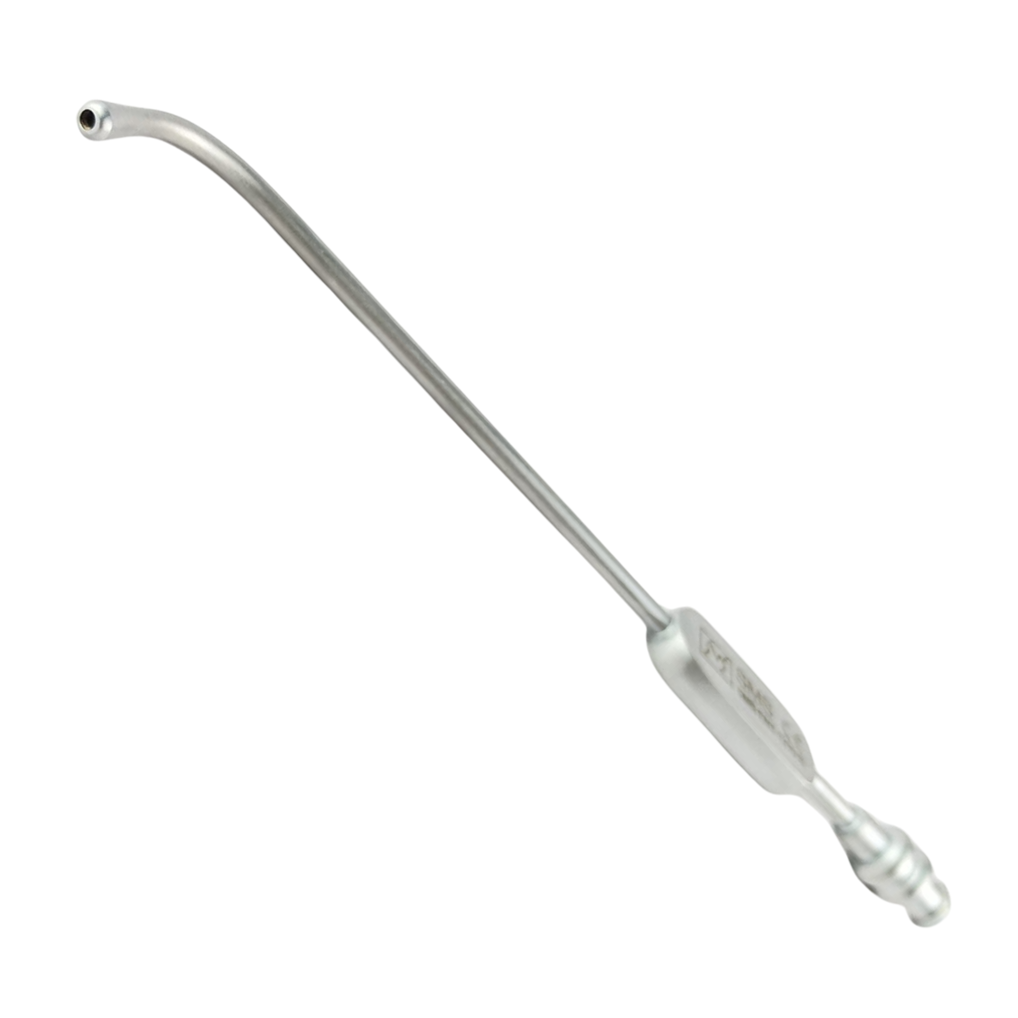 Medical J Sucker Eicken Suction Tube Luer Lock Short Curved 12.5cm , 3mm