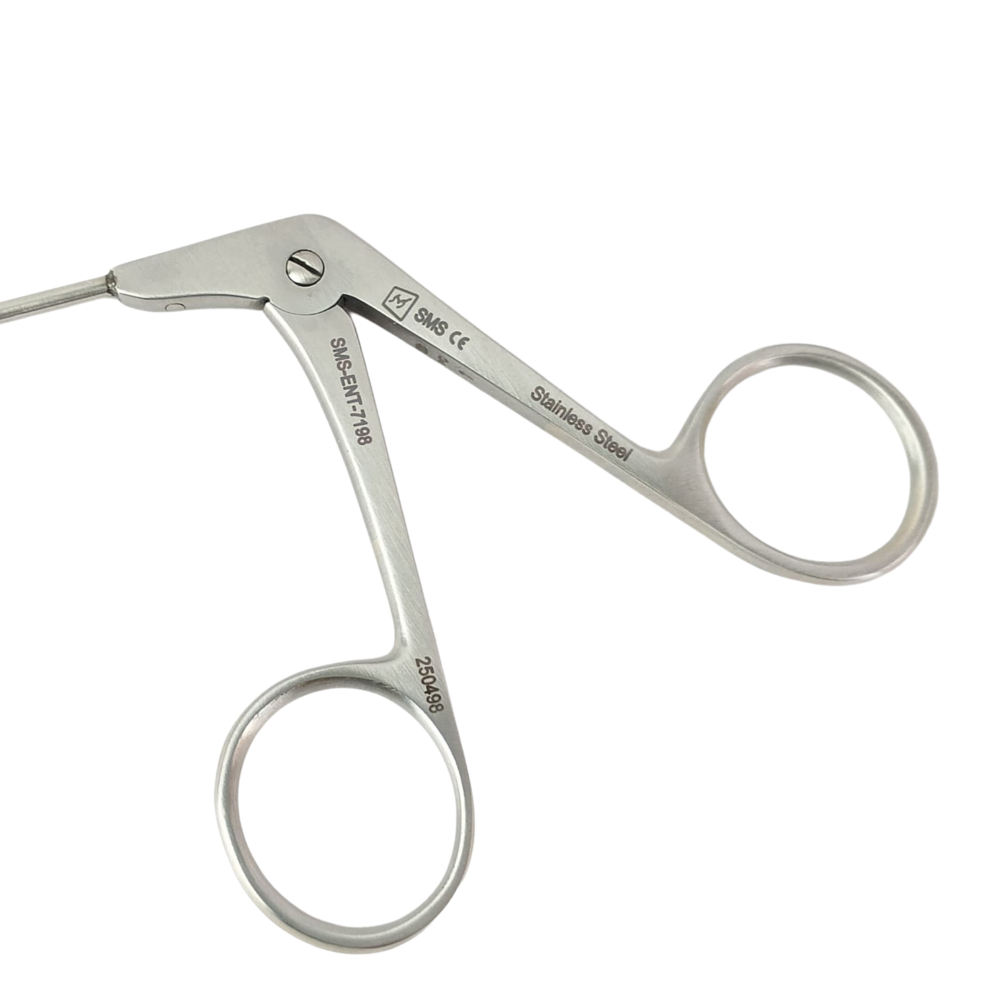 Laryngeal Forceps , Curved Rigth , Shaft Size 17cm