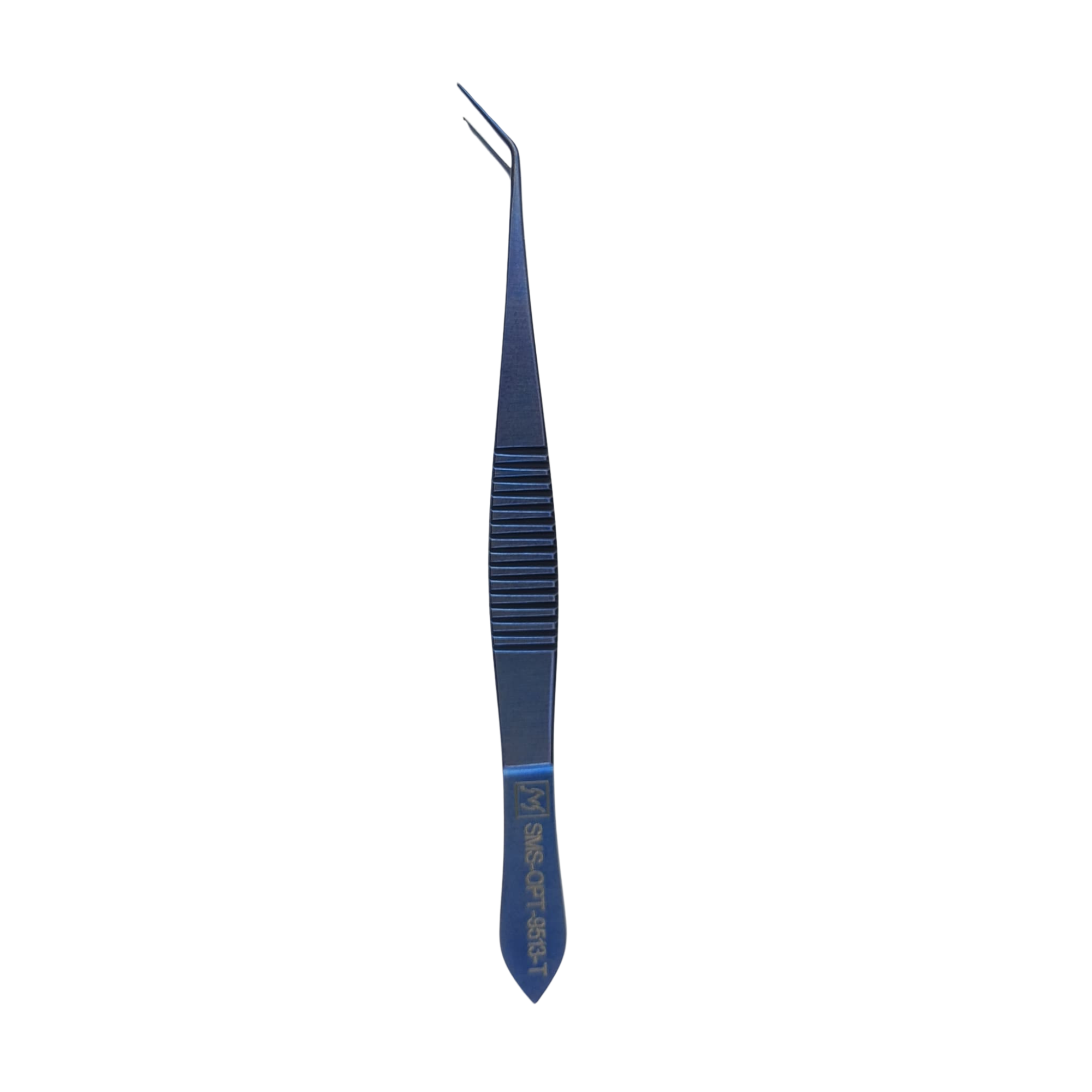 Troutman Rectus Forceps Angled 1x2 teeth Titanium 106 mm