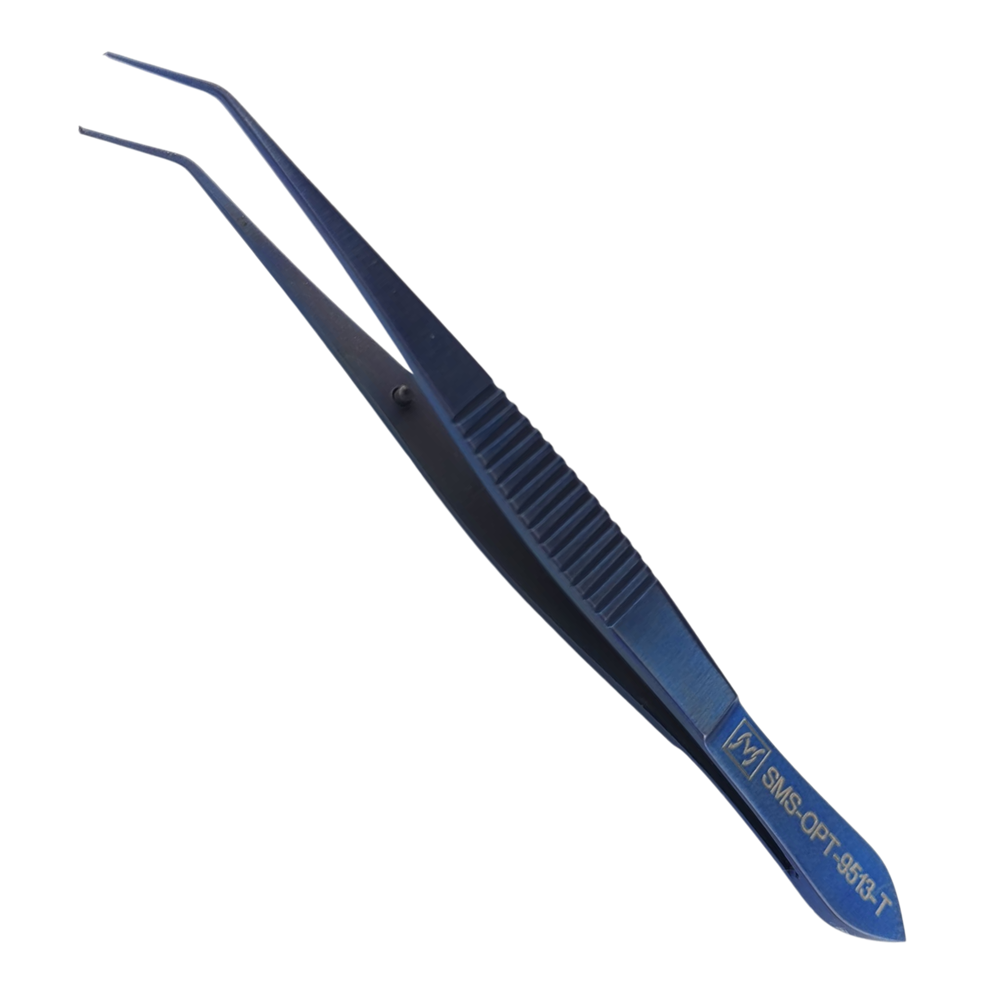 Troutman Rectus Forceps Angled 1x2 teeth Titanium 106 mm
