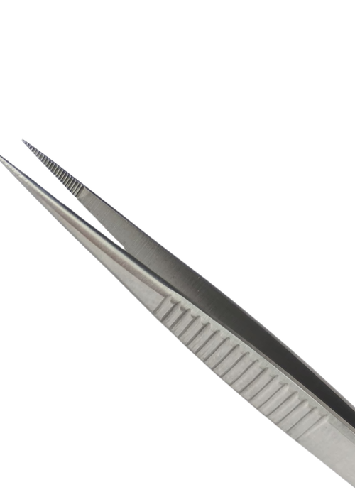 Graefe Eye Dressing Forceps Serrated Size : 100 mm