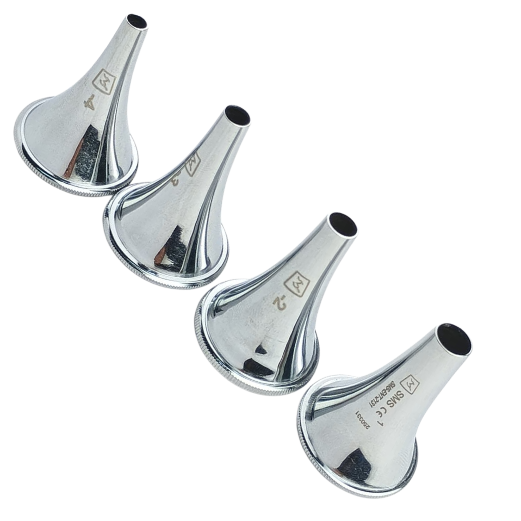 Medical Hartmann Specula Child Fig. 1-4 Set of 4 Pcs