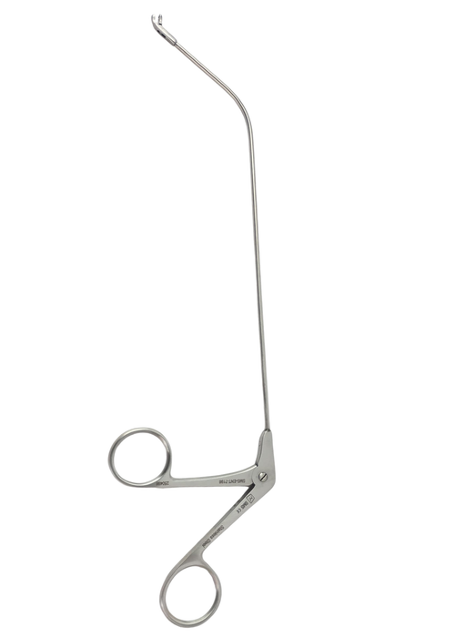 Laryngeal Forceps , Curved Rigth , Shaft Size 17cm