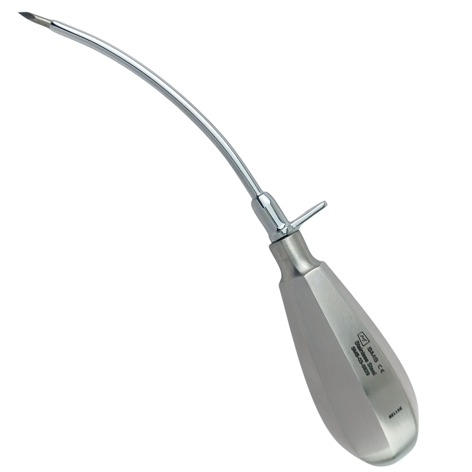 Medical Pierce Antrum Trocar – Sharp, Curved (CVD), Record Cone 1, Diameter: 4.0mm