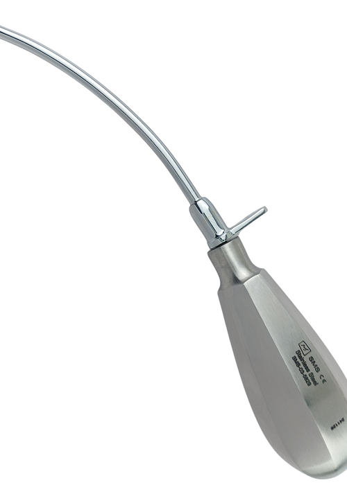 Medical Pierce Antrum Trocar – Sharp, Curved (CVD), Record Cone 1, Diameter: 4.0mm