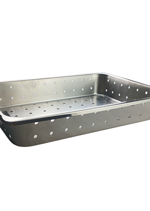 Medical Perforated Stainless Steel Instruments Tray 13"