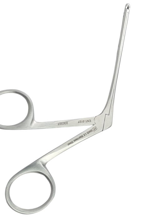 Medical Cup Shaped Forceps Straight Shaft Length : 10 cm Diam : 3mm