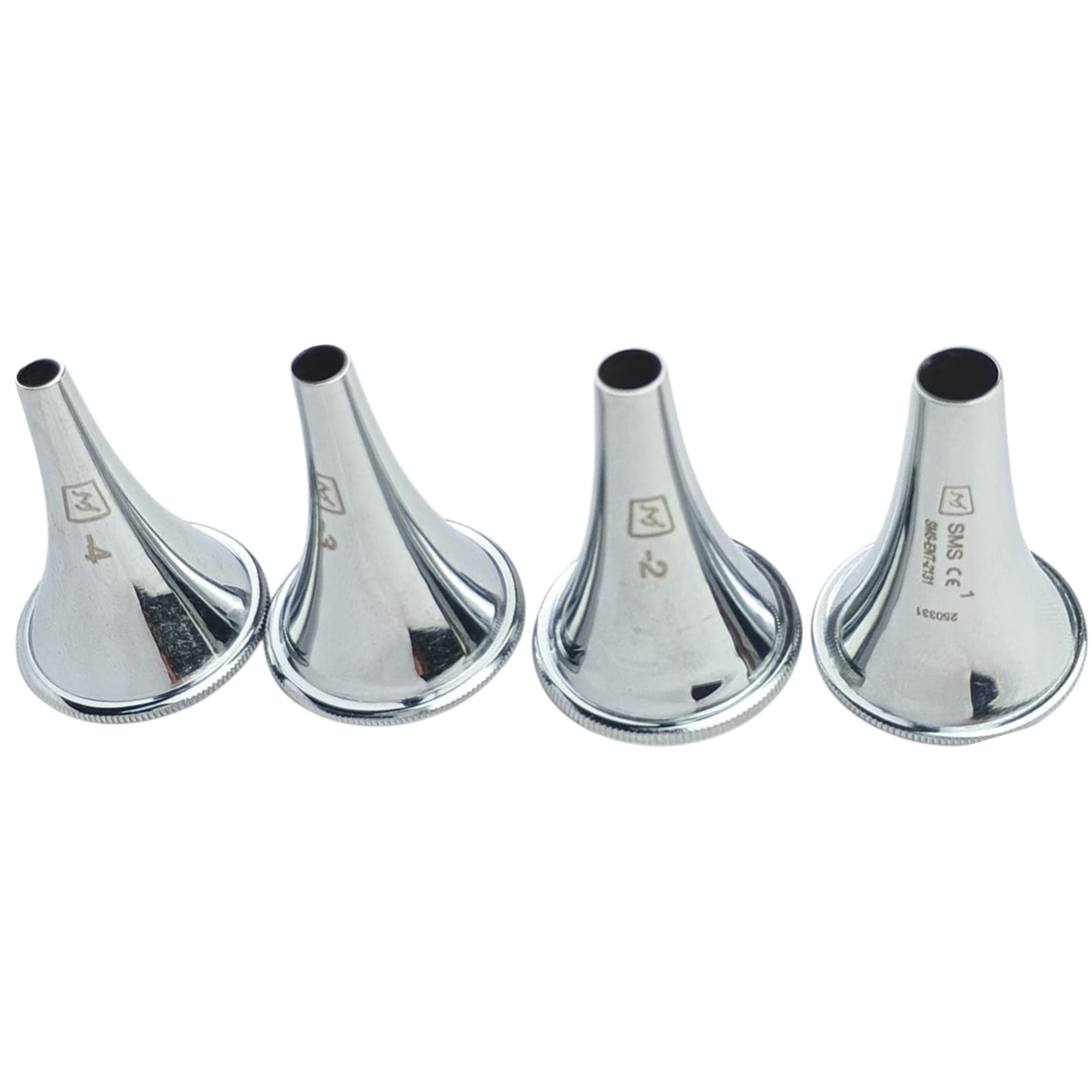 Medical Hartmann Specula Child Fig. 1-4 Set of 4 Pcs