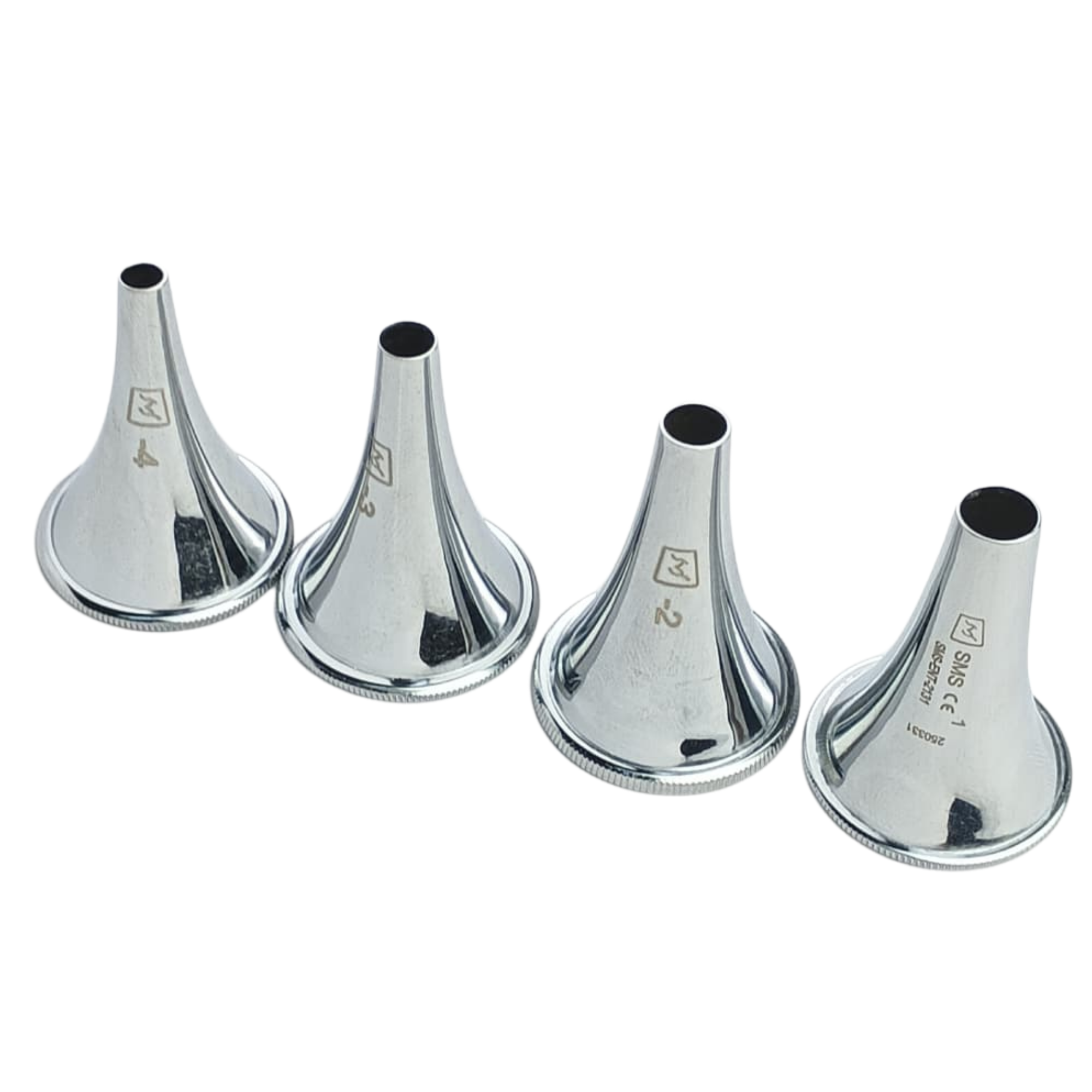 Medical Hartmann Specula Child Fig. 1-4 Set of 4 Pcs