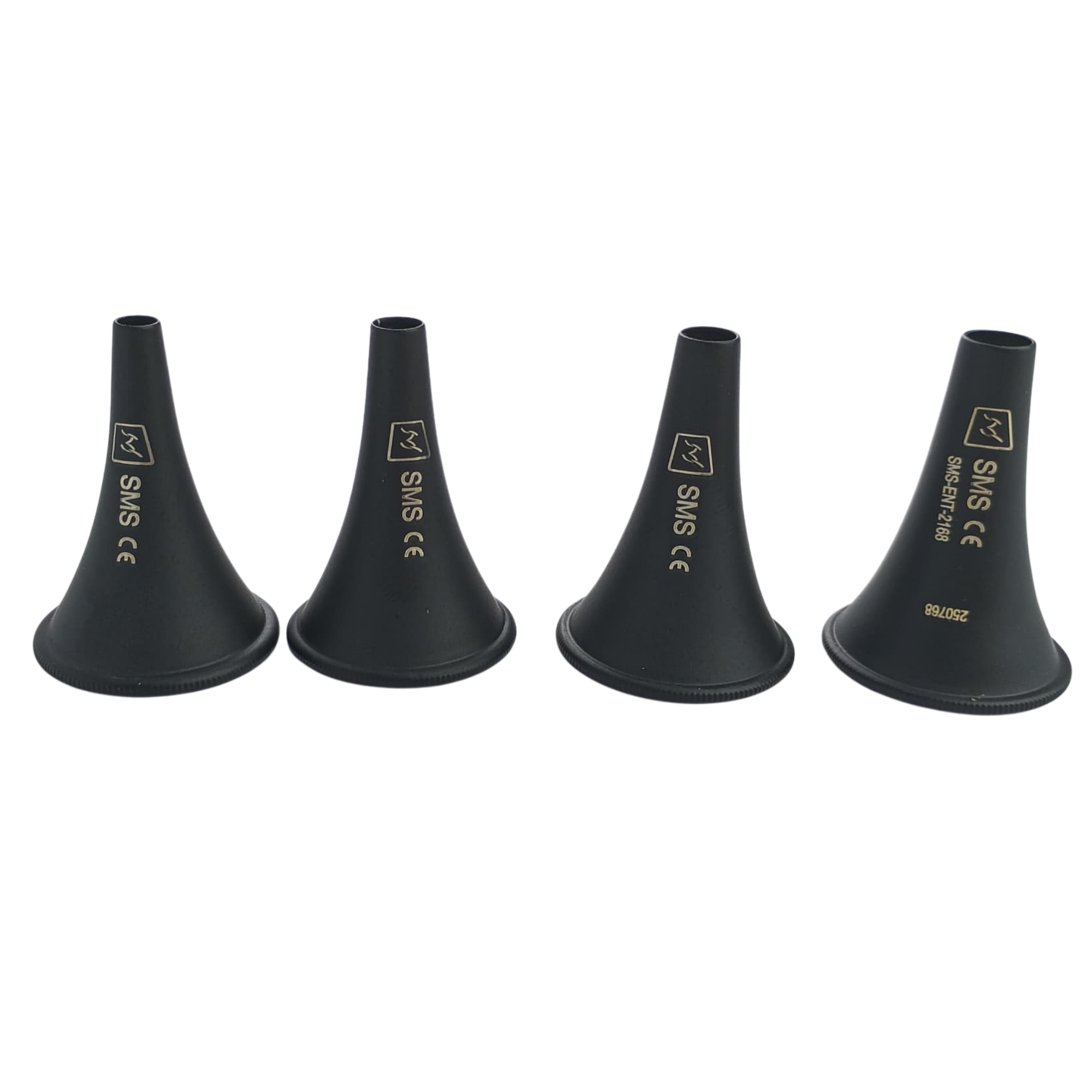 Hartmann Ear Specula, Black Chromium Plated , Set : Fig. 1-4