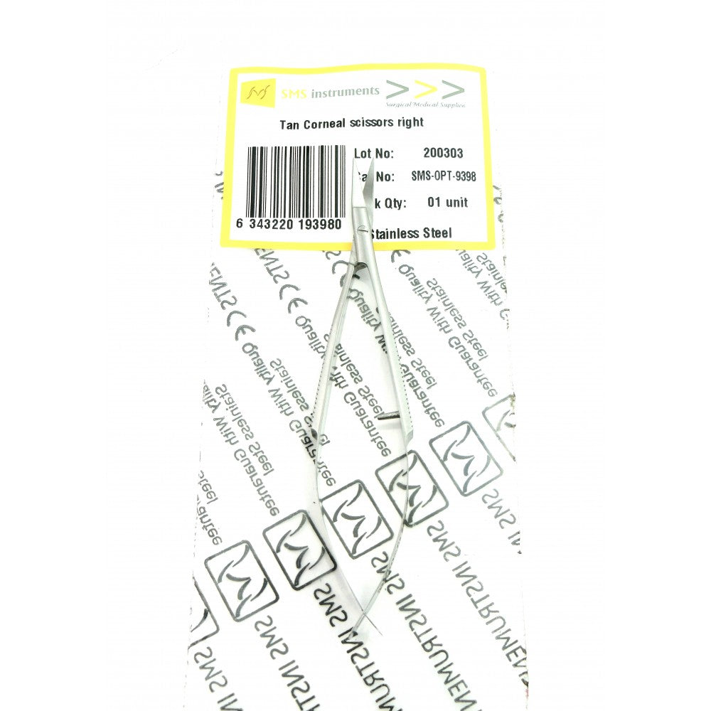 Tan Corneal Scissors right